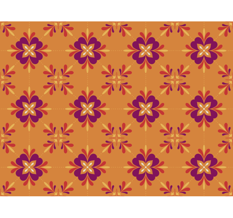 Papel tapiz cocina azulejos coloridos - TenVinilo