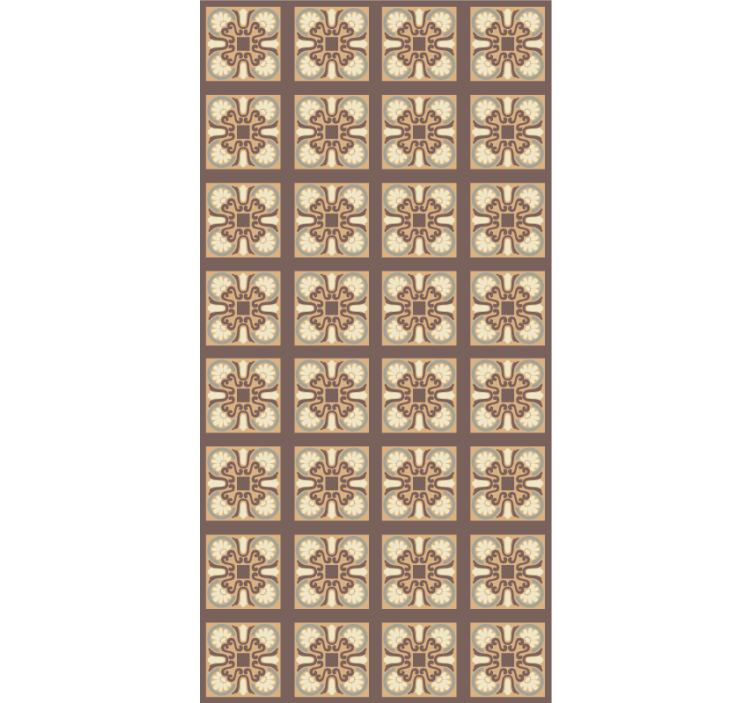 Papel tapiz cocina patrón de azulejo cerámico - TenVinilo