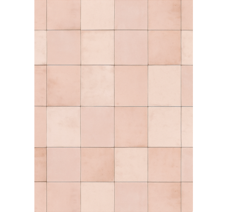 Papel tapiz cocina diseño de azulejos rosas - TenVinilo