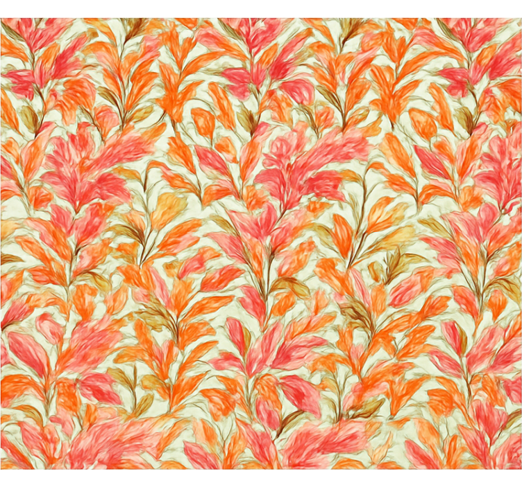 Papel tapiz para pared estilo hojas tropicales coloridas - TenVinilo