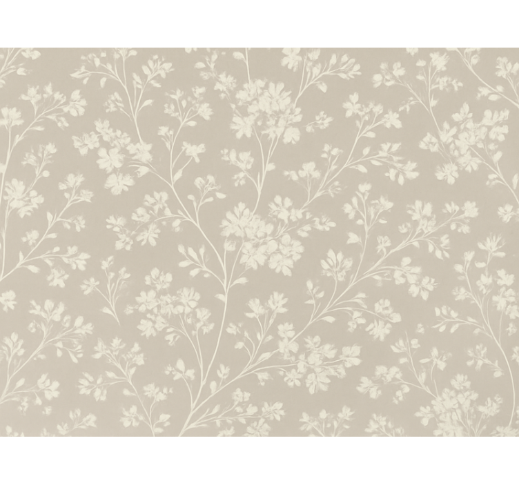 Tapiz para pared diseño margarita gris - TenVinilo