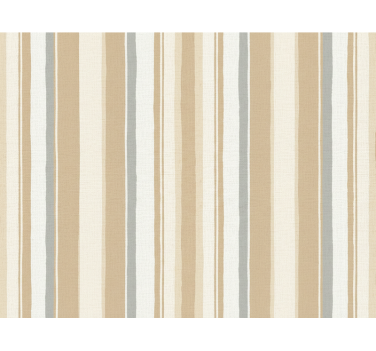 Papel tapiz rayas verticales blanco beige - TenVinilo