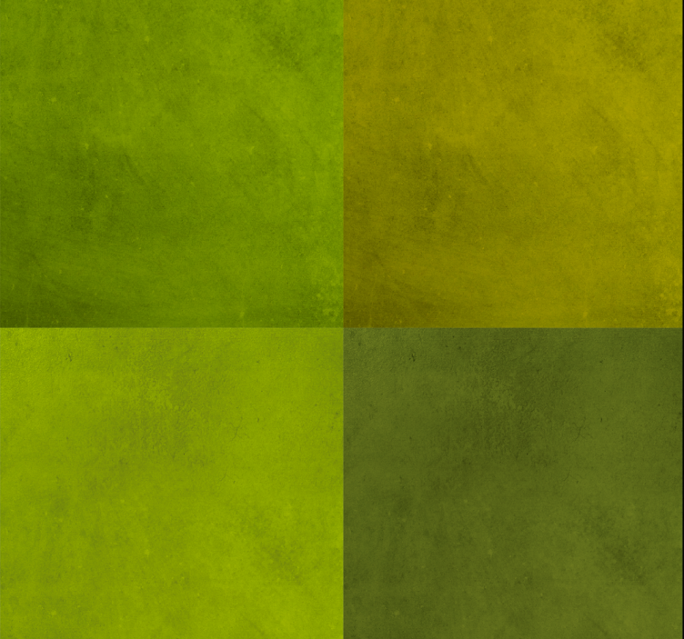 Papel pintado verde moderno con cuadrados - TenVinilo