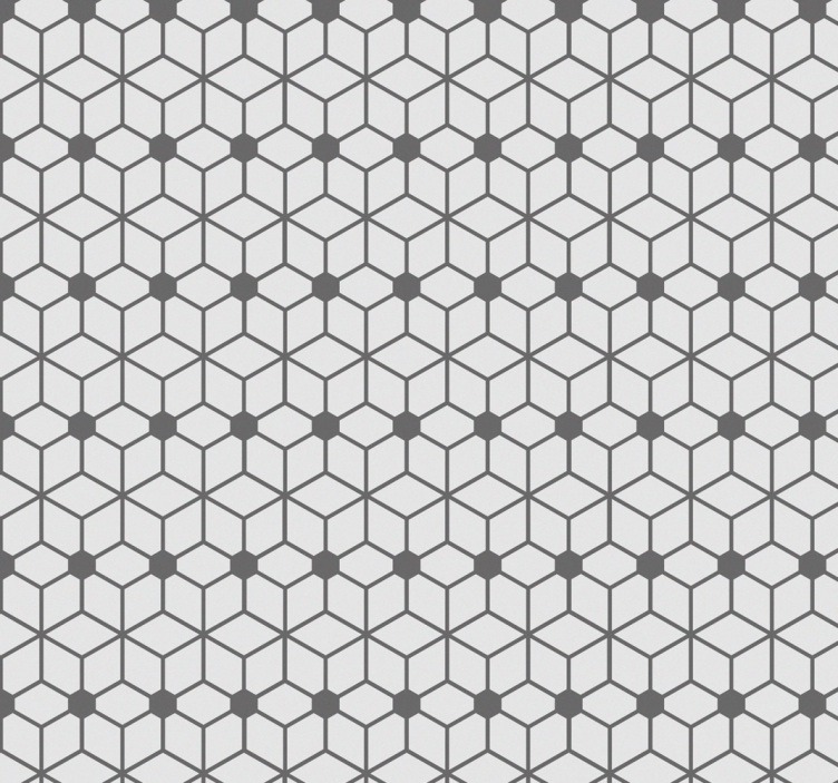 Papeles Mural baño mosaico gris - TenVinilo