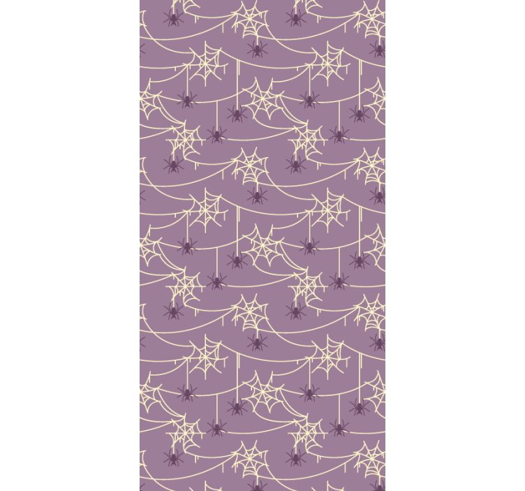 Papel tapiz Halloween motivo de telaraña - TenVinilo