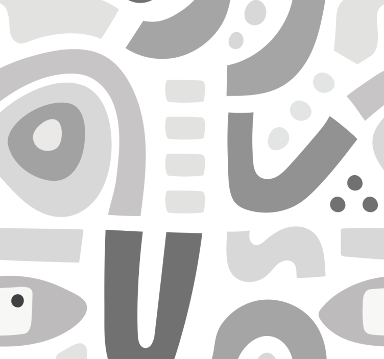 Papel tapiz geométrico formas geométricas abstractas - TenVinilo