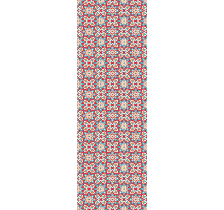 Papel tapiz azulejos patrón inspirado en azulejos - TenVinilo