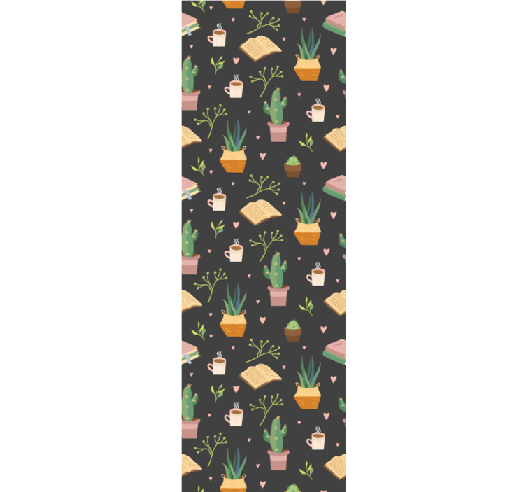 Papel pintado cocina Café y libros - TenVinilo