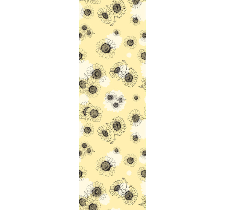 Papel tapiz flores patrones florales - TenVinilo