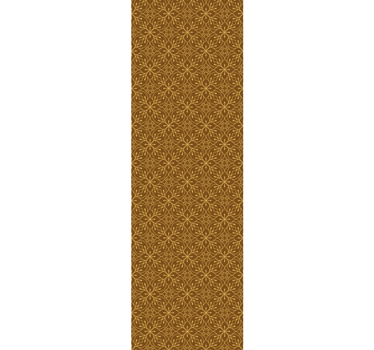 Papel tapiz azulejos flores geométricas - TenVinilo