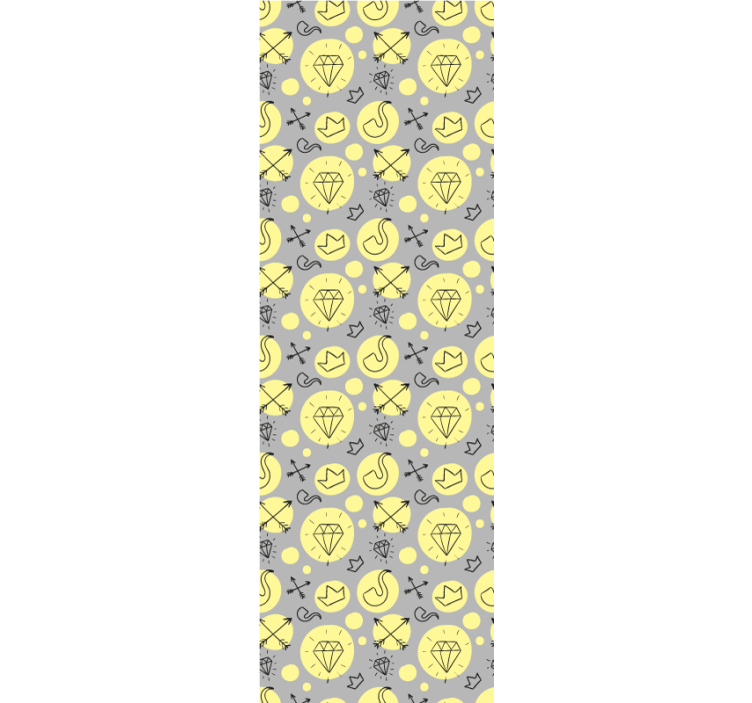 Papel tapiz arte mezcla de símbolos de garabato - TenVinilo