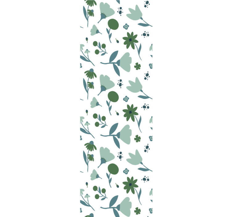 Papel tapiz flores floración botánica - TenVinilo