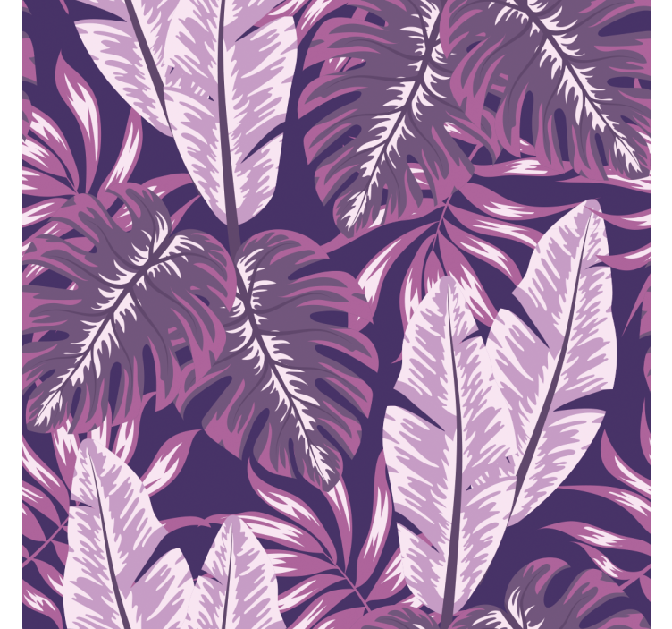 Papel pintado flores Maranta morada - TenVinilo