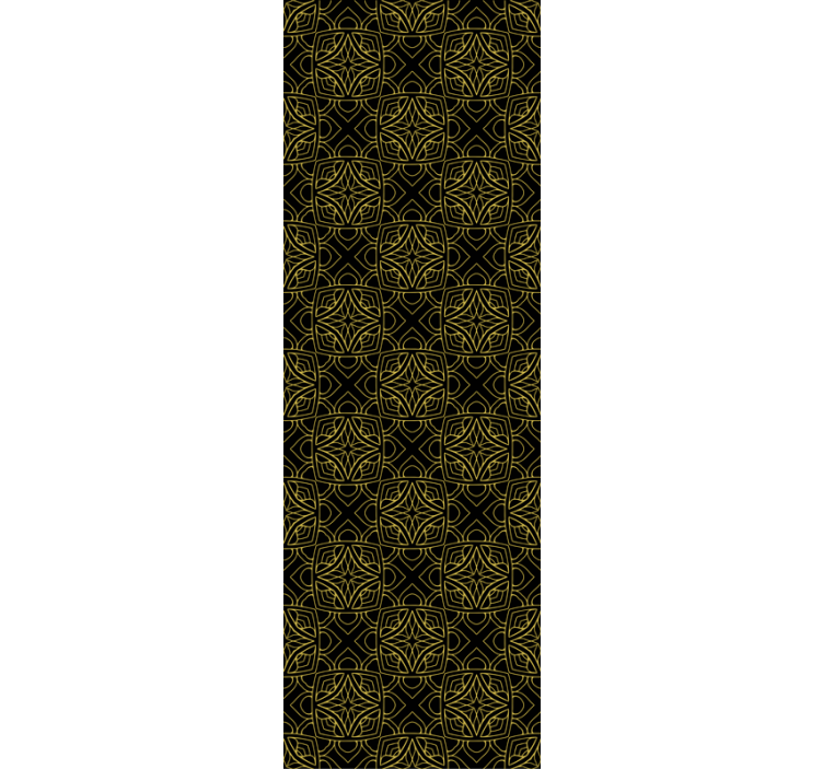 Papel tapiz ornamental patrones geométricos intrincados - TenVinilo