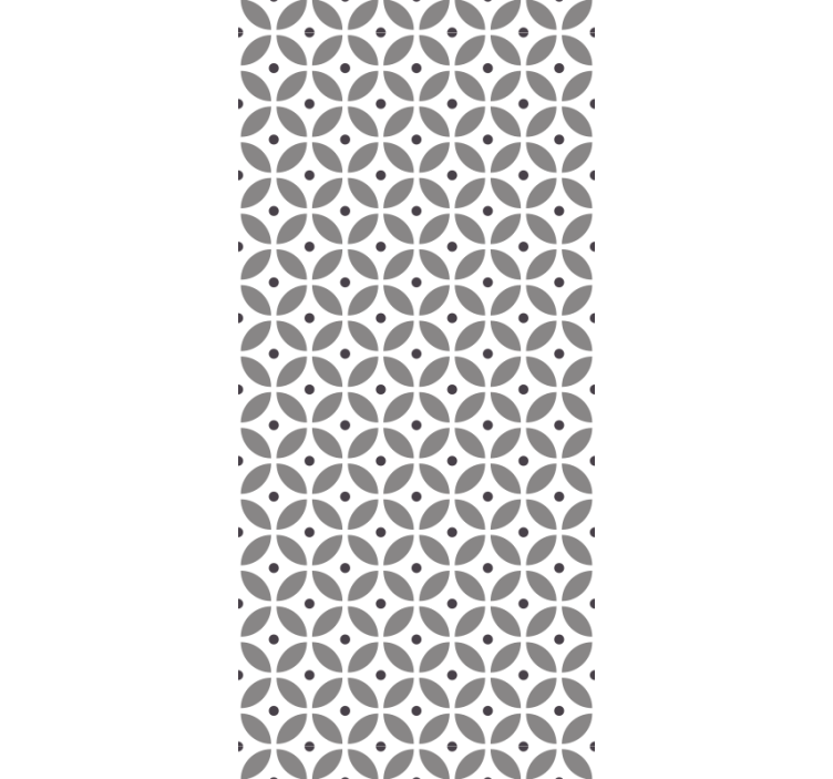 Papel pintado abstracto Círculos de estilo nórdico - TenVinilo