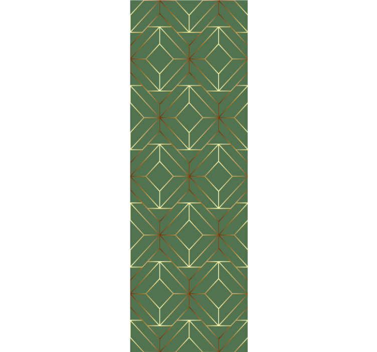 Papel tapiz geométrico formas abstractas de diamantes - TenVinilo