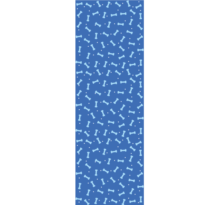 Papel tapiz perros motivo geométrico de hueso - TenVinilo