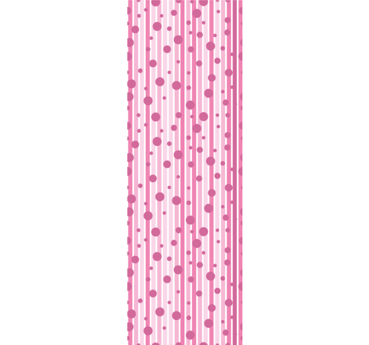 Papel tapiz círculos patrón de puntos rayados - TenVinilo