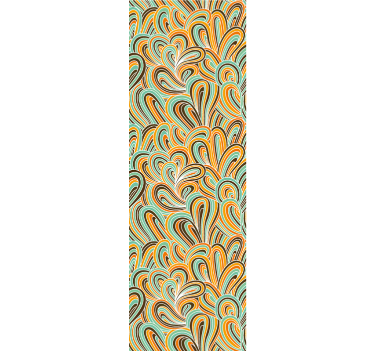 Papel tapiz abstracto motivo giratorio - TenVinilo