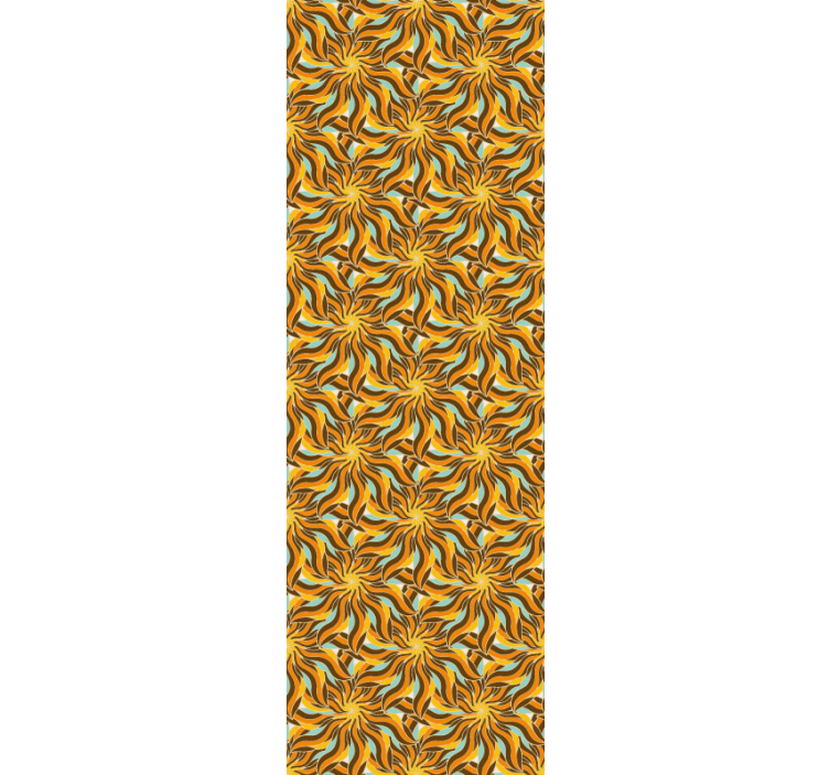 Papel tapiz geométrico patrones de remolinos intrincados - TenVinilo