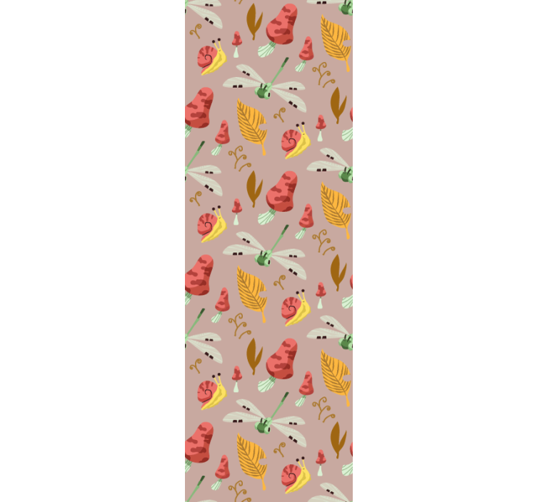 Papel tapiz arte motivos fantásticos de la naturaleza - TenVinilo