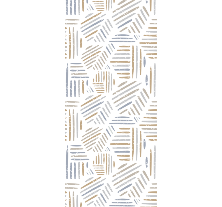 Papel tapiz geométrico patrón lineal abstracto - TenVinilo