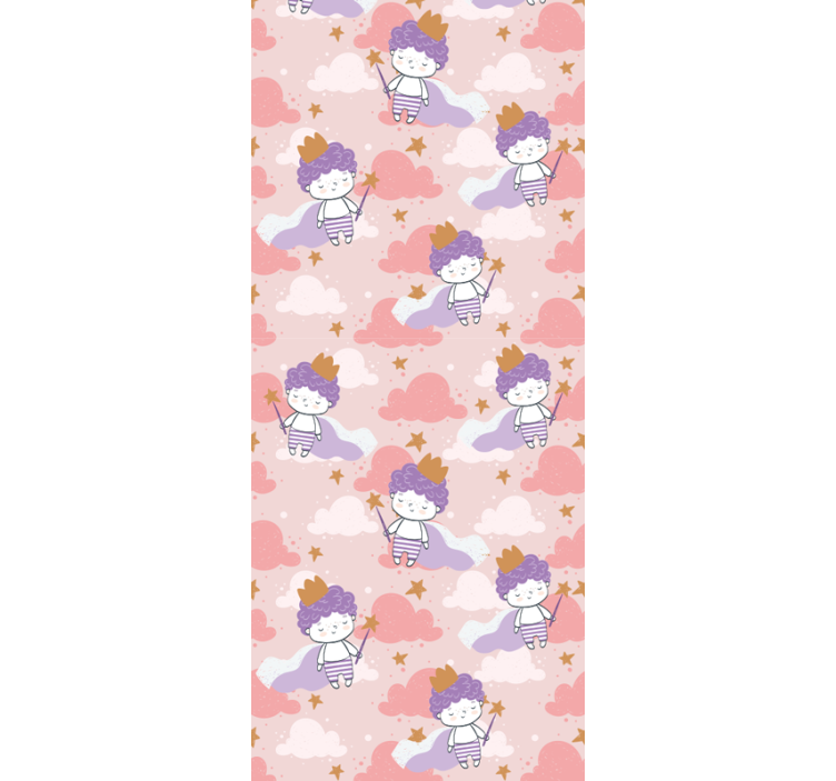 Papel tapiz bebé fantasía querubín - TenVinilo