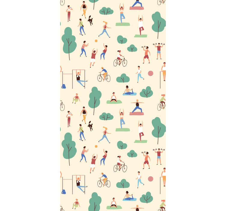 Papel tapiz naturaleza actividades al aire libre - TenVinilo