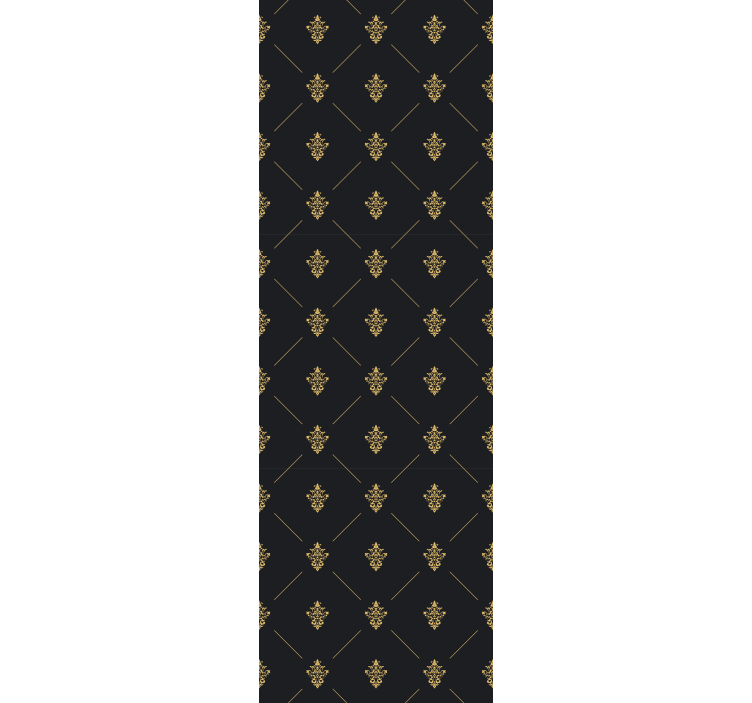 Papel pintado moderno Elegantes azulejos oscuros - TenVinilo