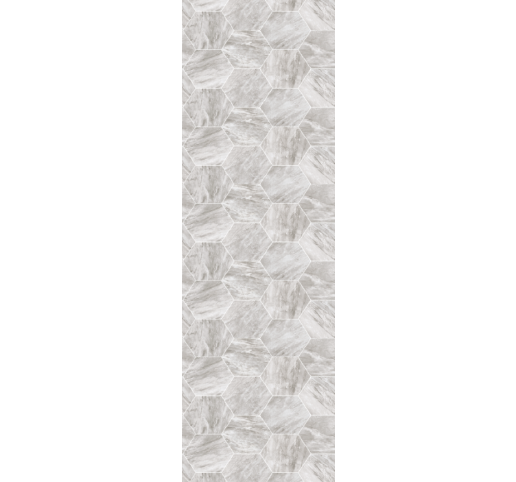 Papel tapiz mármol patrón de mosaico hexagonal - TenVinilo