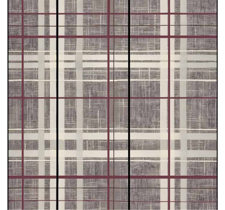 Papel tapiz cuadrados patrón escocés efecto piedra - TenVinilo