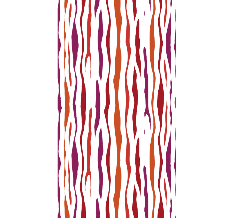 Papel tapiz geométrico patrones de ondas curvas - TenVinilo