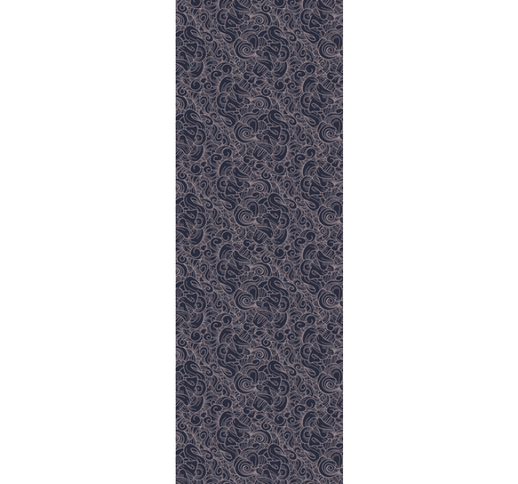 Papel pintado ornamental paisley gris - TenVinilo