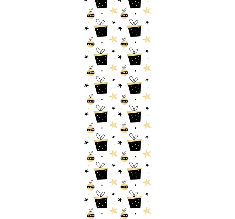 Papel tapiz navidad macetas decorativas - TenVinilo