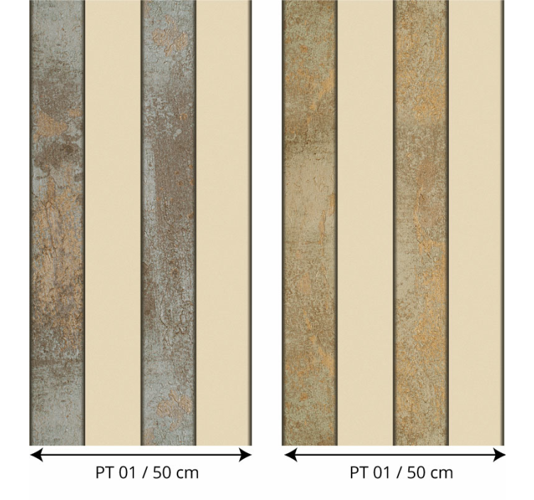 Papel tapiz para sala patrón de rayas rústicas con textura - TenVinilo