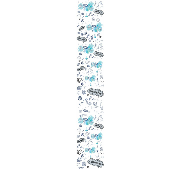 Papel pintado juvenil de química - TenVinilo