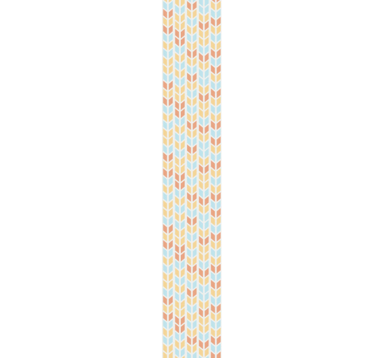 Papel pintado geométrico flechas coloridas - TenVinilo