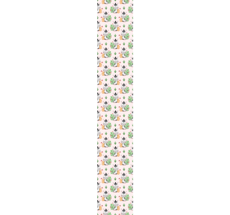 Papel tapiz bebé patrón de cebra bebé - TenVinilo