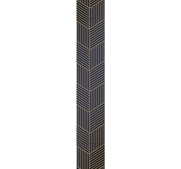 Papel pintado abstracto geometría de oro - TenVinilo