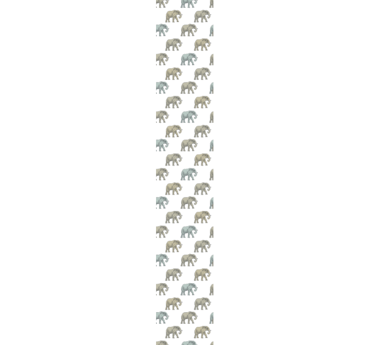 Papel tapiz elefantes desfile de elefantes - TenVinilo