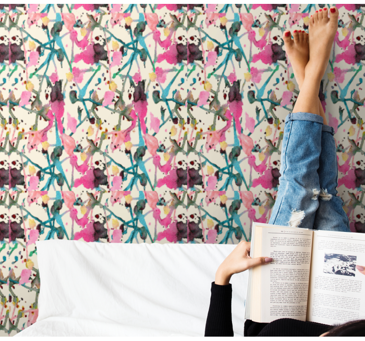 Papel tapiz naturaleza botánicos abstractos - TenVinilo