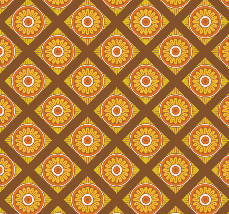 Papel pintado lunares Rayas verticales de puntos de los 70 - TenVinilo