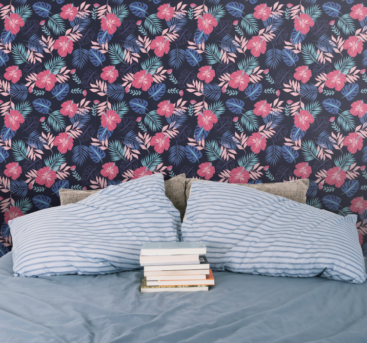 Papel tapiz naturaleza botánicos tropicales - TenVinilo