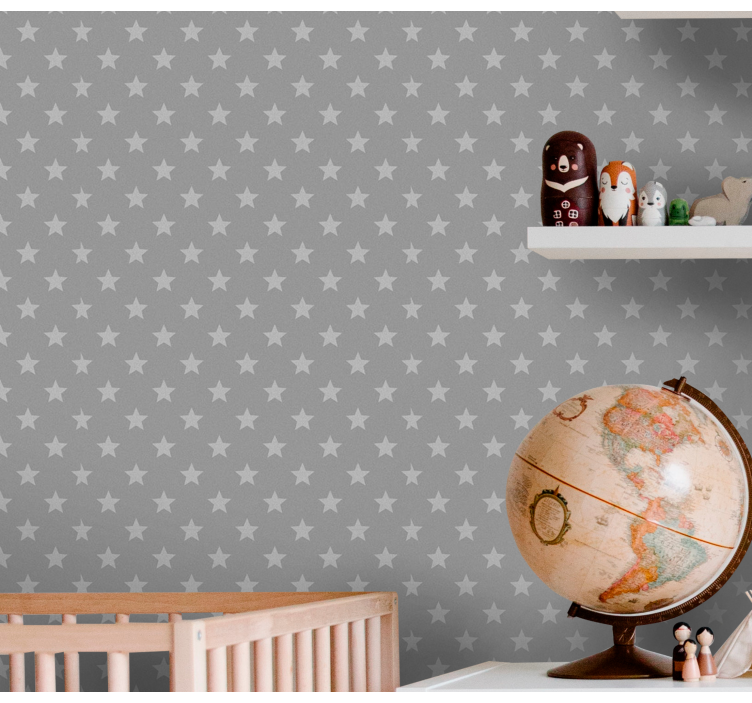 Papel tapiz estrellas simplicidad del patrón de estrella - TenVinilo