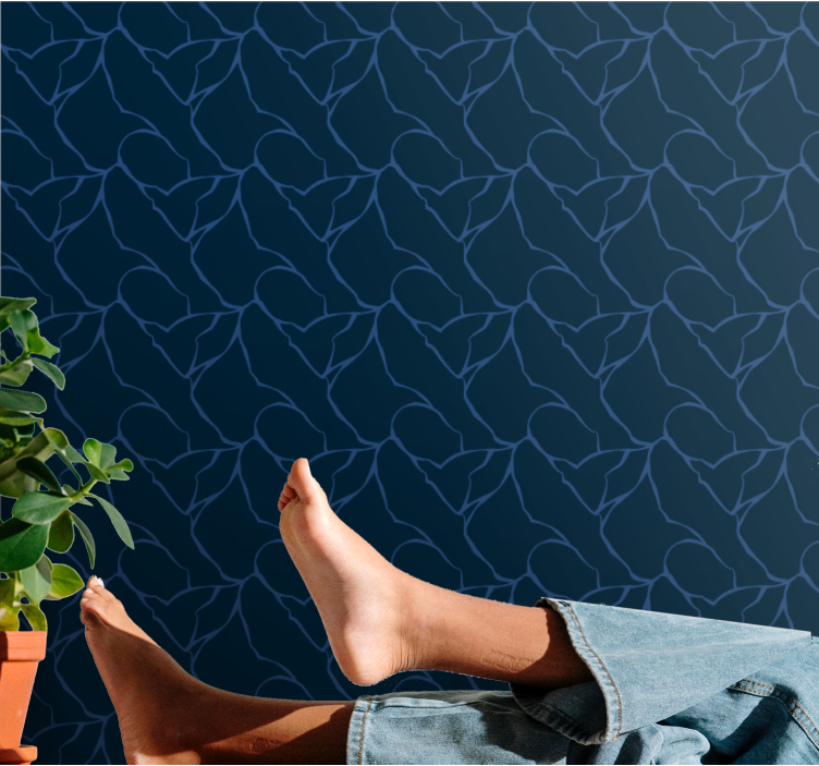 Papel tapiz geométrico diseño de líneas geométricas - TenVinilo