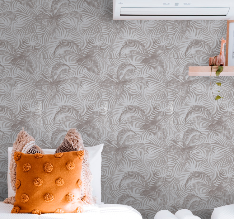 Papel tapiz naturaleza patrones de hojas elegantes - TenVinilo