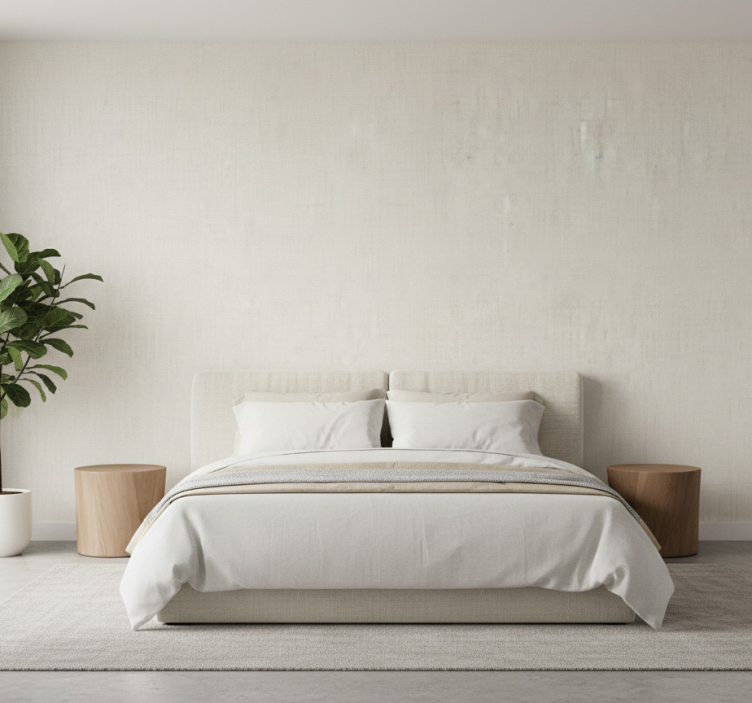 Papel tapiz textura lino neutro - TenVinilo