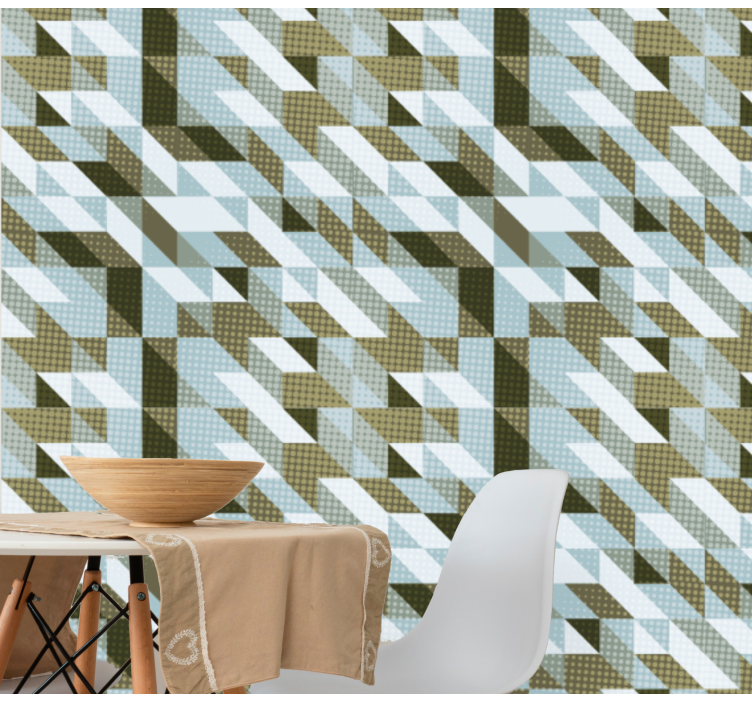 Papel pintado moderno Triángulos modernos - TenVinilo