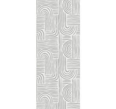 Papel tapiz geométrico líneas curvas elegantes - TenVinilo