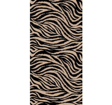 Papel tapiz animales diseño de rayas de cebra - TenVinilo
